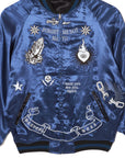 EAGLE THUNDER EMBROIDERY REVERSIBLE SOUVENIR JACKET
