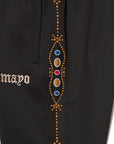 MAYO STUDDED STYLE EMBROIDERY TRACK PANTS