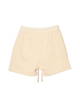 PLAIN EMBROIDERY SWEAT SHORTS