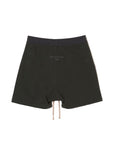 PLAIN EMBROIDERY SWEAT SHORTS