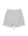 PLAIN EMBROIDERY SWEAT SHORTS