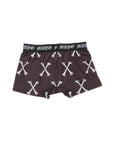CROSS BONE PATTERN BOXER PANTS