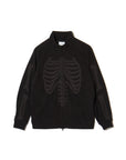 BONE EMBROIDERY FLEECE JKT