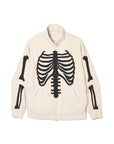 BONE EMBROIDERY FLEECE JKT