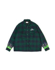 FIRE EMBROIDERY CHECK SHIRT JKT