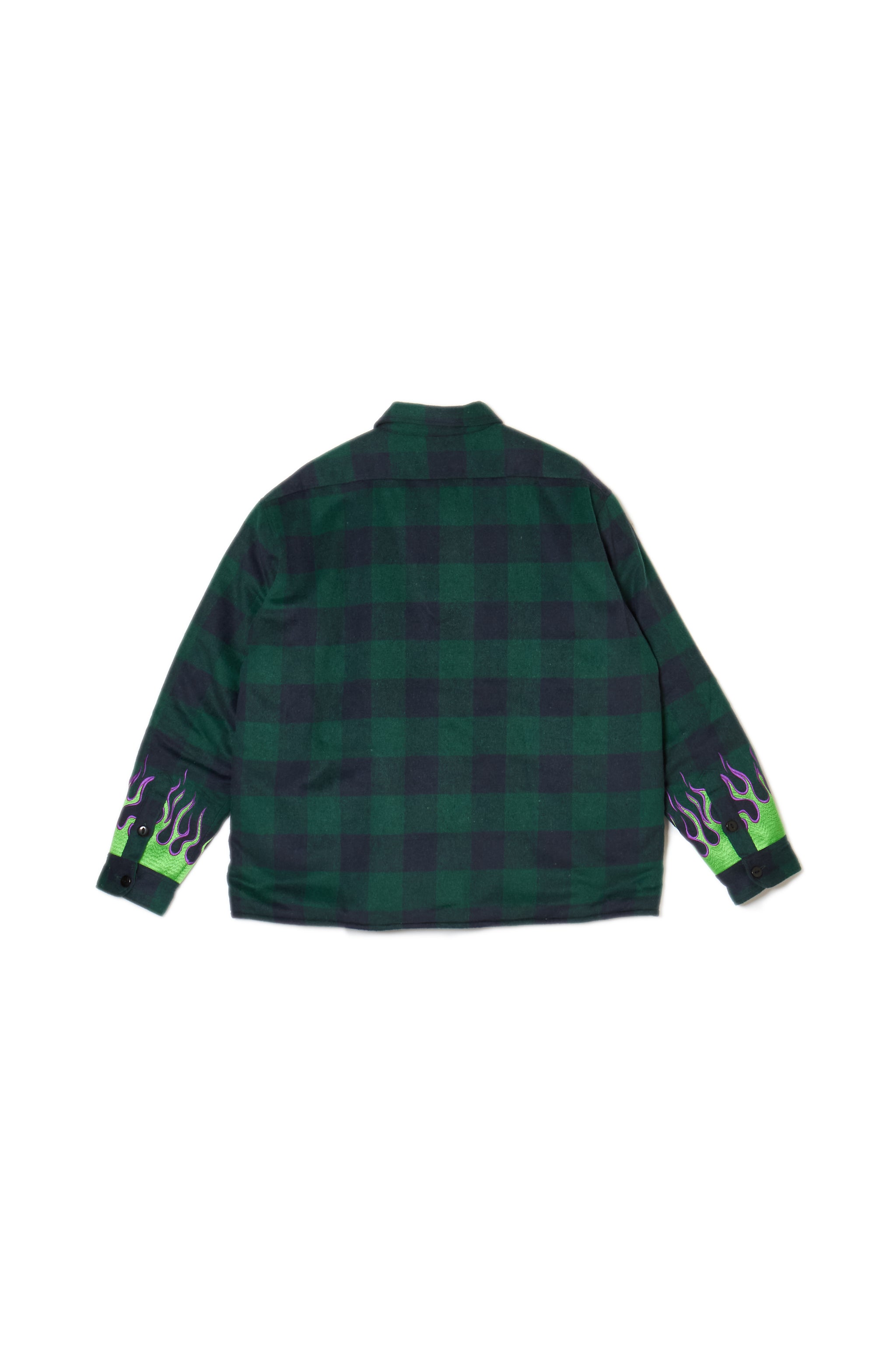 FIRE EMBROIDERY CHECK SHIRT JKT – MAYO