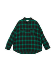 MARIA FIRE EMBROIDERY CHECK SHIRT