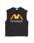 I'M LOVING IT PRINT SHORT SLEEVELESS TEE
