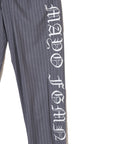 MAYO EMBROIDERY STRIPE EASY SLACKS