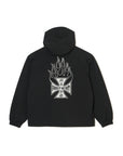 FIRE IRON CROSS EMBROIDERY NYLON JKT
