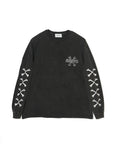 CROSS BORN SNAKE PRINT LONG SLEEVE TEE