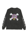 CROSS BORN SNAKE PRINT LONG SLEEVE TEE