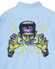 THUNDER FRANKEN EMBROIDERY LONG SLEEVED BUTTON-DOWN SHIRT