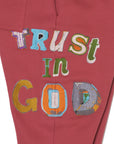 TRUST IN GOD EMBROIDERY SWEAT PANTS