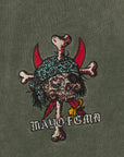 MAYO BANDANA SKULL EMBROIDERY SWEAT PANTS