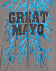 GREAT MAYO THUNDER EMBROIDERY ZIP UP HOODIE
