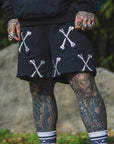 MAYO CROSS BONES Embroidery Sweat Shorts