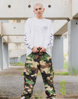 CROSS BORN SNAKE PRINT LONG SLEEVE TEE
