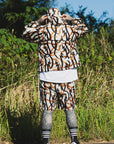 THUNDER TRIBAL CAMO NYLON SHORTS