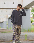 CROSS BORN SNAKE PRINT LONG SLEEVE TEE