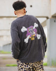 CROSS BORN SNAKE PRINT LONG SLEEVE TEE