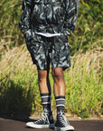 THUNDER TRIBAL CAMO NYLON SHORTS