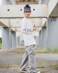 CROSS BORN SNAKE PRINT LONG SLEEVE TEE