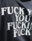 F●CKIN F●CK EMBROIDERY HOODIE