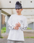 MAYO LOGO EMBROIDERY POM-POM KNIT CAP