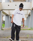 MAYO LOGO EMBROIDERY POM-POM KNIT CAP