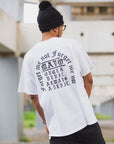 LOGO MESSAGE PRINT SHORT SLEEVE TEE