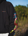 SKULL SWORD EMBROIDERY HOODIE