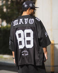 MAYO MESSAGE EMBROIDERY GAME SHORT SLEEVE SHIRT