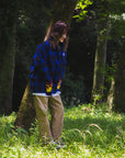 FIRE EMBROIDERY CHECK SHIRT JKT