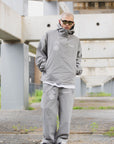 FIRE IRON CROSS EMBROIDERY NYLON PANTS