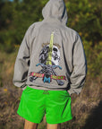 SKULL SWORD EMBROIDERY HOODIE