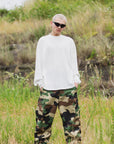 PLAIN EMBROIDERY THERMAL LONG SLEEVE TEE