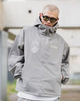 FIRE IRON CROSS EMBROIDERY NYLON JKT