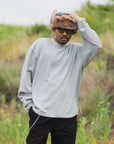 PLAIN EMBROIDERY THERMAL LONG SLEEVE TEE