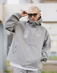 FIRE IRON CROSS EMBROIDERY NYLON JKT