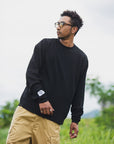 PLAIN EMBROIDERY THERMAL LONG SLEEVE TEE