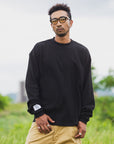 PLAIN EMBROIDERY THERMAL LONG SLEEVE TEE