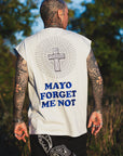 MAYO FOREVER EMBROIDERY SLEEVELESS TEE