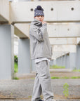 FIRE IRON CROSS EMBROIDERY NYLON PANTS