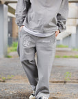 FIRE IRON CROSS EMBROIDERY NYLON PANTS