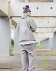 FIRE IRON CROSS EMBROIDERY NYLON PANTS