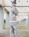 FIRE IRON CROSS EMBROIDERY NYLON PANTS