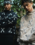 MAYO CROSS BONES Embroidery Hoodie