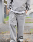 FIRE IRON CROSS EMBROIDERY NYLON PANTS
