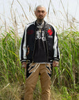 MAYO FIRE Embroidery Reversible Souvenir Jacket